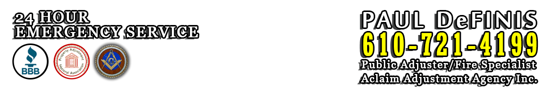 Philadelphia Claims Public Adjuster Paul Definis