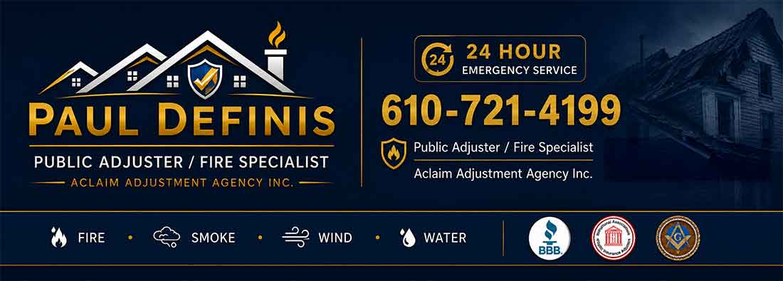 Philadelphia Claims Public Adjuster Paul Definis