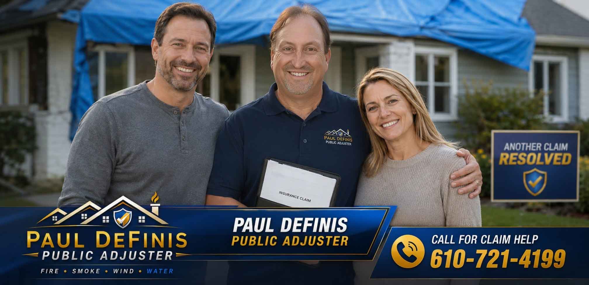 Mainline Philadelphia Insurance Claims Adjuster 19010 Bryn Mawr 19096 Wynnewood19004 Bala Cynwyd 19010 Bala Wayne Villa NovaPaul Definis