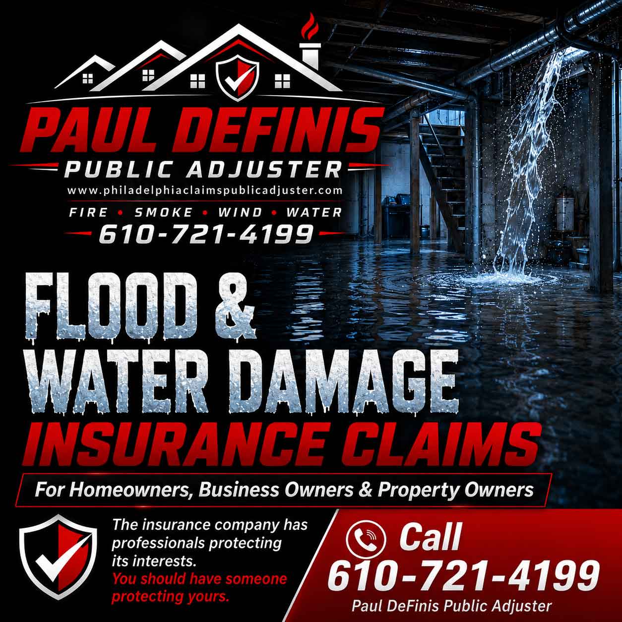 Mainline Philadelphia Insurance Claims Adjuster 19010 Bryn Mawr 19096 Wynnewood19004 Bala Cynwyd 19010 Bala Wayne Villa NovaPaul Definis