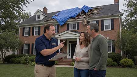 Delaware County Storm Damage Restoration Insurance Claims Public Adjuster 19063 Media Rose Valley 19064 Springfield 19065 Moylan Pennsylvania. Paul Definis assists homeowners and businesses with storm damage, wind damage, hail damage, roof damage, water damage and property insurance claims. Paul deploys restoration after your claim is approved. Call 610-721-4199.