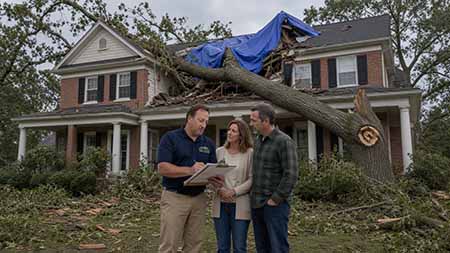 Delaware County Storm Damage Restoration Insurance Claims Public Adjuster 19063 Media Rose Valley 19064 Springfield 19065 Moylan Pennsylvania. Paul Definis assists homeowners and businesses with storm damage, wind damage, hail damage, roof damage, water damage and property insurance claims. Paul deploys restoration after your claim is approved. Call 610-721-4199.
