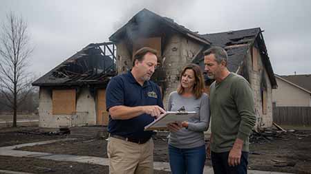 Fire Damage Public Adjuster 19087 St Davids Strafford Radnor Wayne 19023 Darby 19082 Upper Darby. Paul Definis assists homeowners and businesses with fire damage, smoke damage, water damage, roof damage, emergency board up and property insurance claims. Call 610-721-4199.